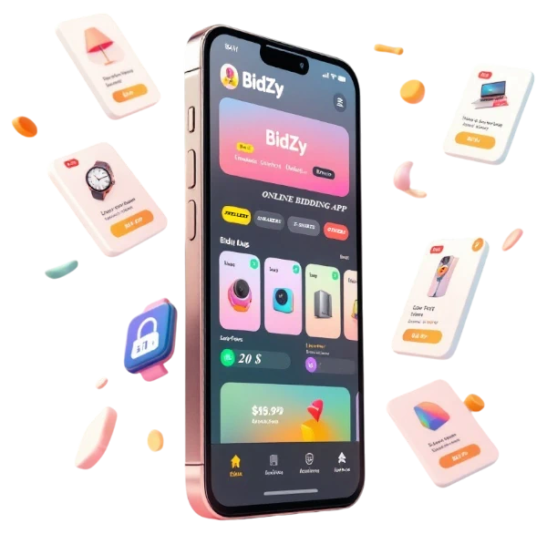 Phone Mockup with Cards